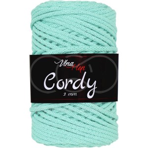 Příze Cordy, 3mm, 8134, světle mátová