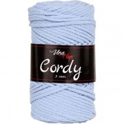 Příze Cordy, 3mm, 8422, světle modrá