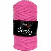 Příze Cordy, 5mm, 8040, sytá růžová (Doprodej šarže)