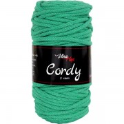 Příze Cordy, 5mm, 8042, zelená (Doprodej šarže)