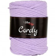 Příze Cordy, 5mm, 8051, světle fialová