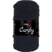 Příze Cordy, 5mm, 8121, tmavě modrá (Doprodej šarže)