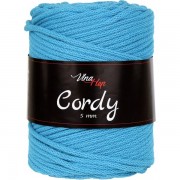 Příze Cordy, 5mm, 8127, tyrkysová (Doprodej šarže) Příze Cordy, 5mm, 8127, tyrkysová (Doprodej šarže)
