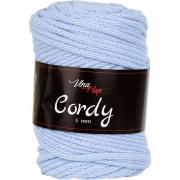 Příze Cordy, 5mm, 8422, světle modrá