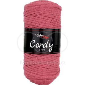 Příze Cordy, 5mm, 8423, starorůžová (Doprodej šarže)