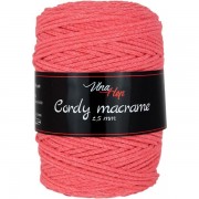 Příze Cordy Macrame, 8006, růžovo lososová