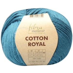Příze Cotton Royal, 18-721, modrá
