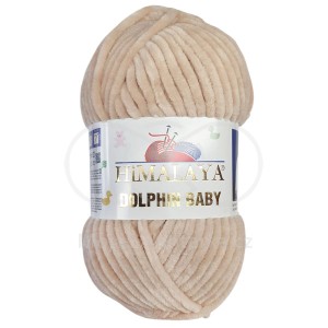 Příze Dolphin Baby, 80373, bílá káva