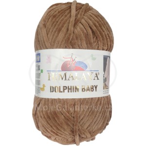 Příze Dolphin Baby, 80374, hnědá