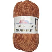 Příze Dolphin Baby, 80378, hnědo-rezavá