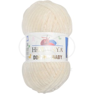 Příze Dolphin Baby, 80379, bílá káva