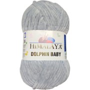 Příze Dolphin Baby, 80380, světlá šedomodrá