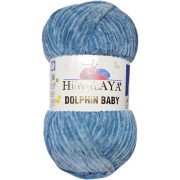 Příze Dolphin Baby, 80381, modrošedá