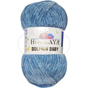 Příze Dolphin Baby, 80381, modrošedá