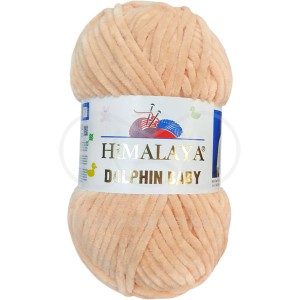 Příze Dolphin Baby, 80384, světle oranžová (meruňková)