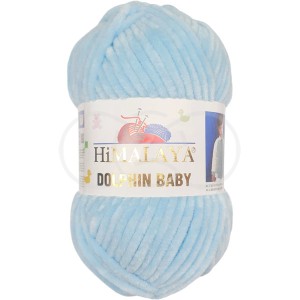 Příze Dolphin Baby, 80385, bledě modrá