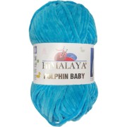 Příze Dolphin Baby, 80386, ostrá tyrkysová