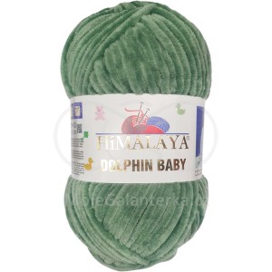 Příze Dolphin Baby, 80388, tmavě mentolová zelená