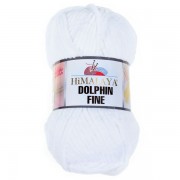 Příze Dolphin Fine, 80501, bílá