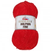 Příze Dolphin Fine, 80509, červená