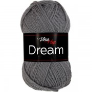 Příze Dream, 6410, tmavě šedá
