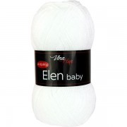 Příze Elen Baby, 4002, bílá