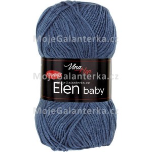 Příze Elen Baby, 4114, kouřově modrá