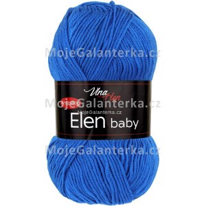 Příze Elen Baby, 4128, modrá