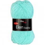 Příze Elen Baby, 4136, světlý tyrkys (mint)
