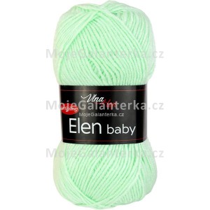 Příze Elen Baby, 4158, světle mentolová