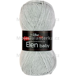 Příze Elen Baby, 4230, světle šedá