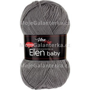 Příze Elen Baby, 4235, šedá