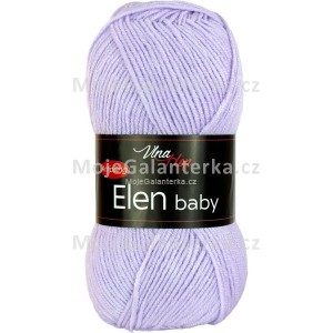 Příze Elen Baby, 4451, světle fialová (lila)