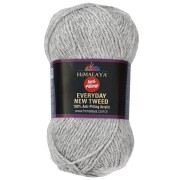 Příze Everyday New Tweed, 75113, šedobílá