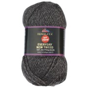 Příze Everyday New Tweed, 75116, tmavě šedá