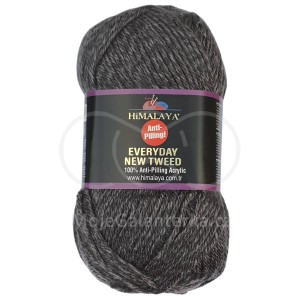 Příze Everyday New Tweed, 75116, tmavě šedá