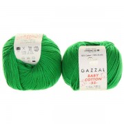 Příze Baby Cotton 25, 3456, zelená