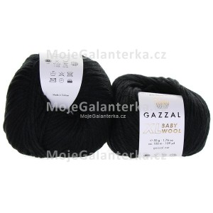 Příze Baby Wool XL, 803, černá