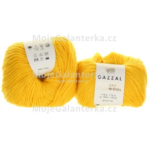 Příze Baby Wool XL, 812, žlutá