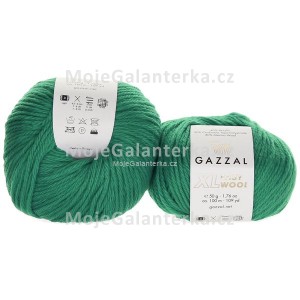 Příze Baby Wool XL, 814, tmavě zelená