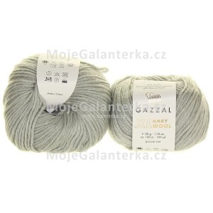 Příze Baby Wool XL, 817, světle šedá