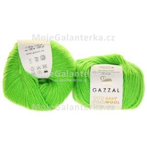 Příze Baby Wool XL, 821, jarní zeleň