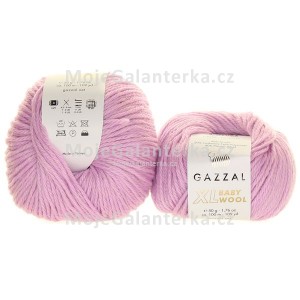 Příze Baby Wool XL, 823, světle fialová