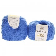 Příze Baby Wool, 813, modrá