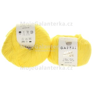Příze Baby Wool, 833, světle žlutá