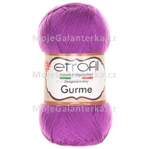 Příze Gurme, 70660, fialová