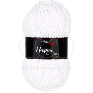 Příze Happy Baby,  4002, bílá