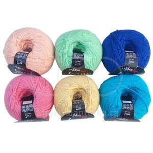 Příze Jeans, (Vlna-Hep), sada 2309 (6ks)