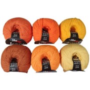 Příze Jeans, (Vlna-Hep), sada 2313 (6ks)