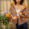 Příze Melange Wool,  K713, světlá hnědofialová